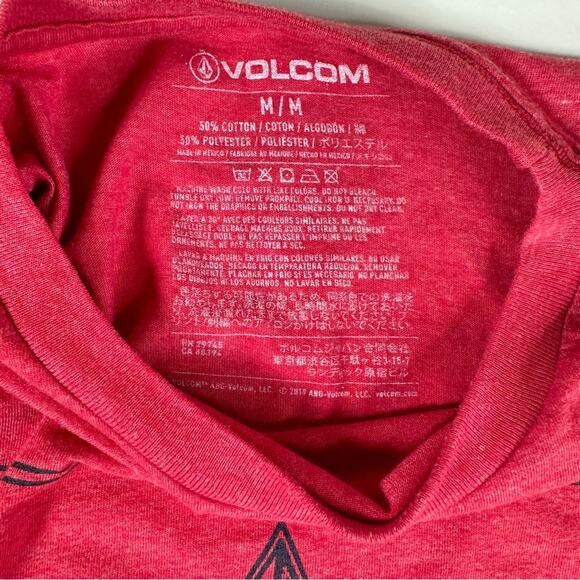 Heather Red Volcome Stone T-Shirt in Size Medium - Picture 4 of 7